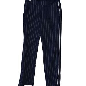 Abercrombie & Fitch Women's Simone High Rise Ankle Flare Leg Pant Navy Size S